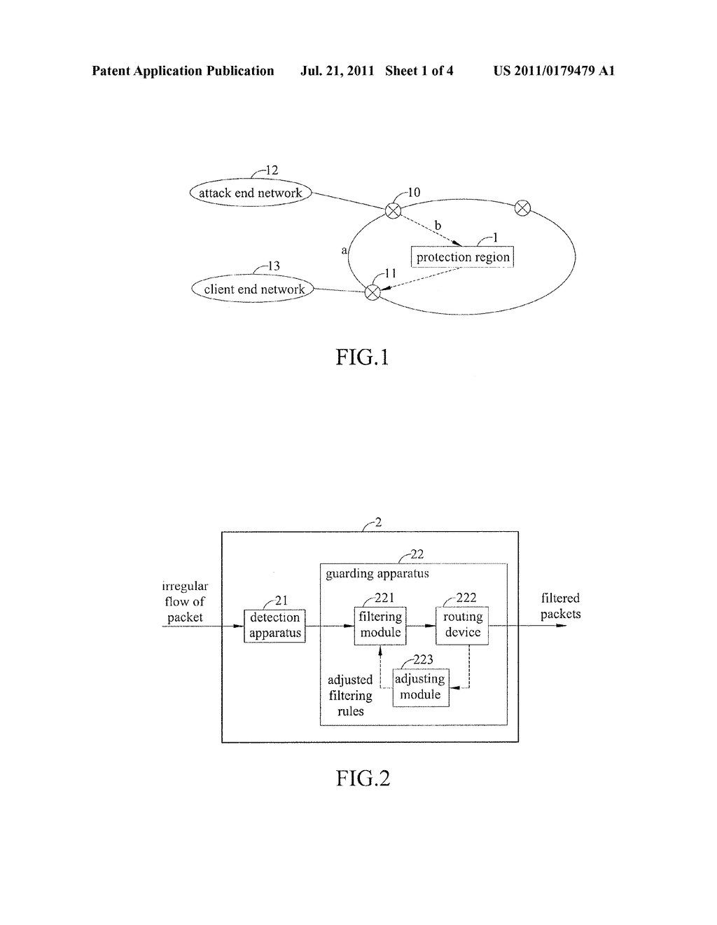 SYSTEM AND METHOD FOR GUARDING AGAINST DISPERSED BLOCKING ATTACKS - diagram, schematic, and image 02