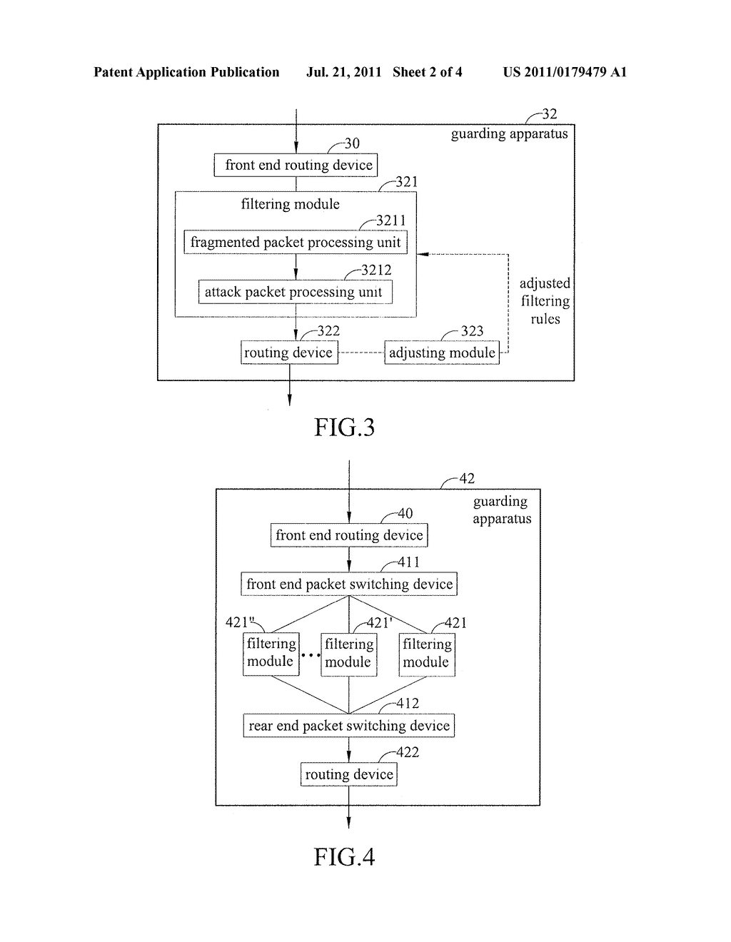 SYSTEM AND METHOD FOR GUARDING AGAINST DISPERSED BLOCKING ATTACKS - diagram, schematic, and image 03