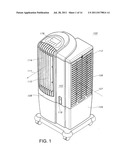 EVAPORATIVE COOLER WITH SUBMERSIBLE PUMP SYSTEM diagram and image