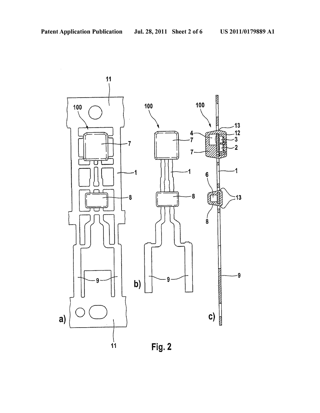 SENSOR ELEMENT AND CARRIER ELEMENT FOR MANUFACTURING A SENSOR - diagram, schematic, and image 03