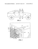 Low breaking strength vehicle and structure shield net/frame arrangement diagram and image