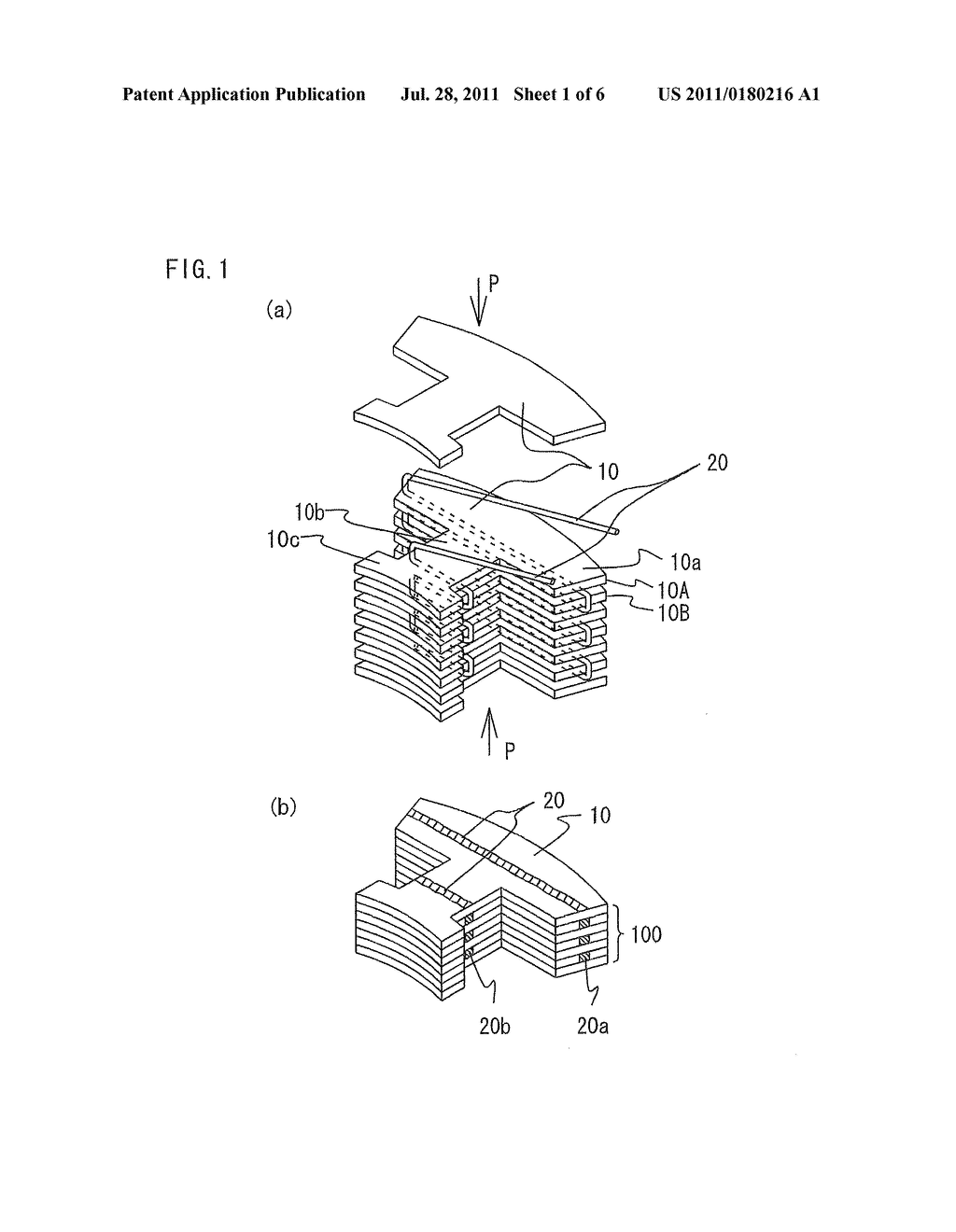 LAMINATED CORE, METHOD AND APPARATUS FOR MANUFACTURING LAMINATED CORE, AND     STATOR - diagram, schematic, and image 02