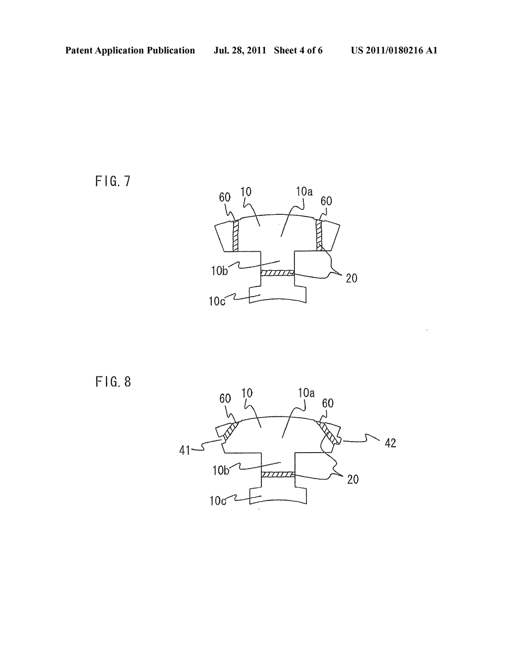 LAMINATED CORE, METHOD AND APPARATUS FOR MANUFACTURING LAMINATED CORE, AND     STATOR - diagram, schematic, and image 05