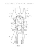 COWLING STRUCTURE FOR SADDLE-RIDE TYPE VEHICLE diagram and image