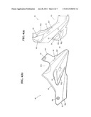 COWLING STRUCTURE FOR SADDLE-RIDE TYPE VEHICLE diagram and image