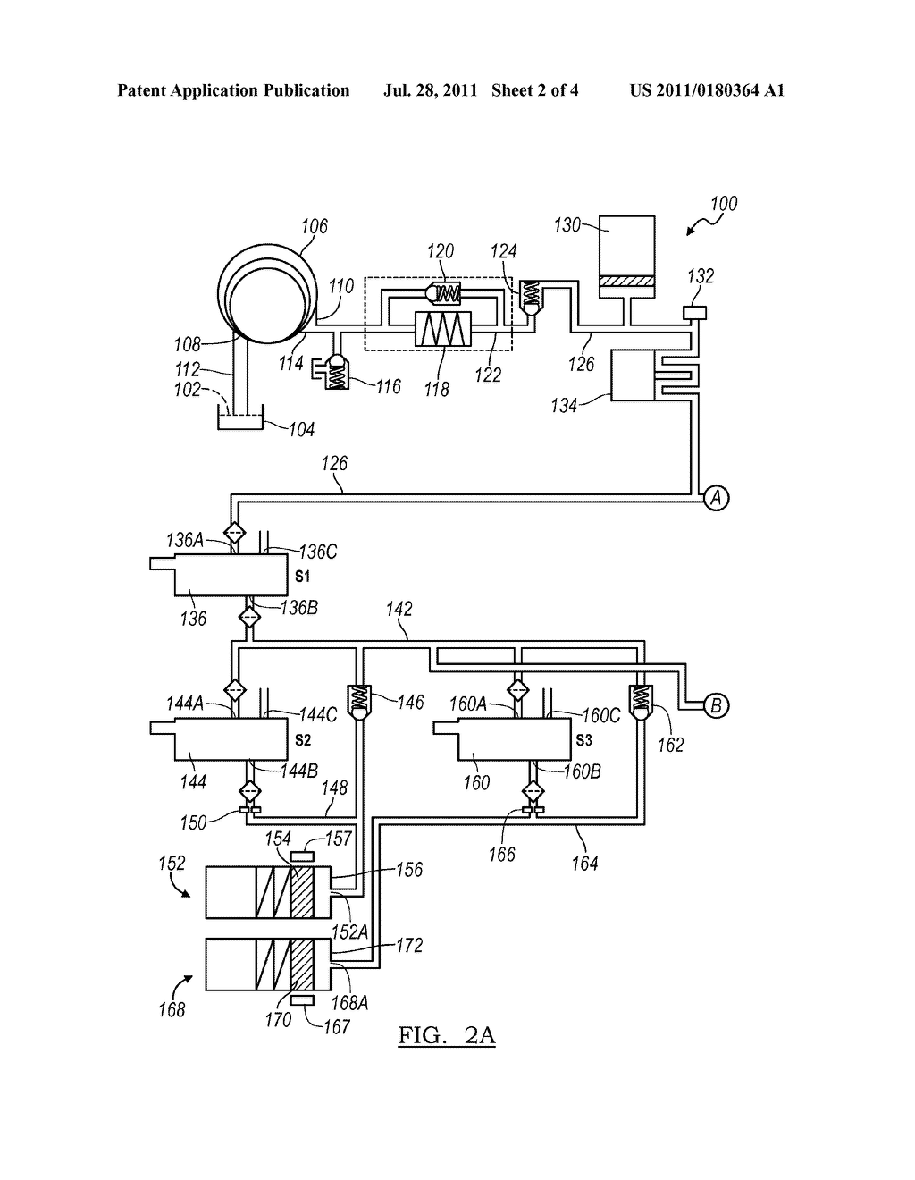 ELECTRO-HYDRAULIC CONTROL SYSTEM FOR A DUAL CLUTCH TRANSMISSION - diagram, schematic, and image 03