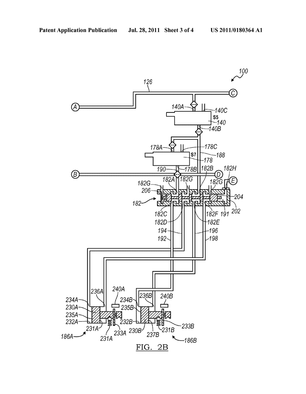 ELECTRO-HYDRAULIC CONTROL SYSTEM FOR A DUAL CLUTCH TRANSMISSION - diagram, schematic, and image 04