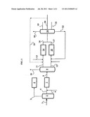 PROCESS FOR PRODUCING MIDDLE DISTILLATES BY HYDROCRACKING OF FEEDSTOCKS     OBTAINED BY THE FISCHER-TROPSCH PROCESS IN THE PRESENCE OF A CATALYST     COMPRISING AN IZM-2 SOLID diagram and image