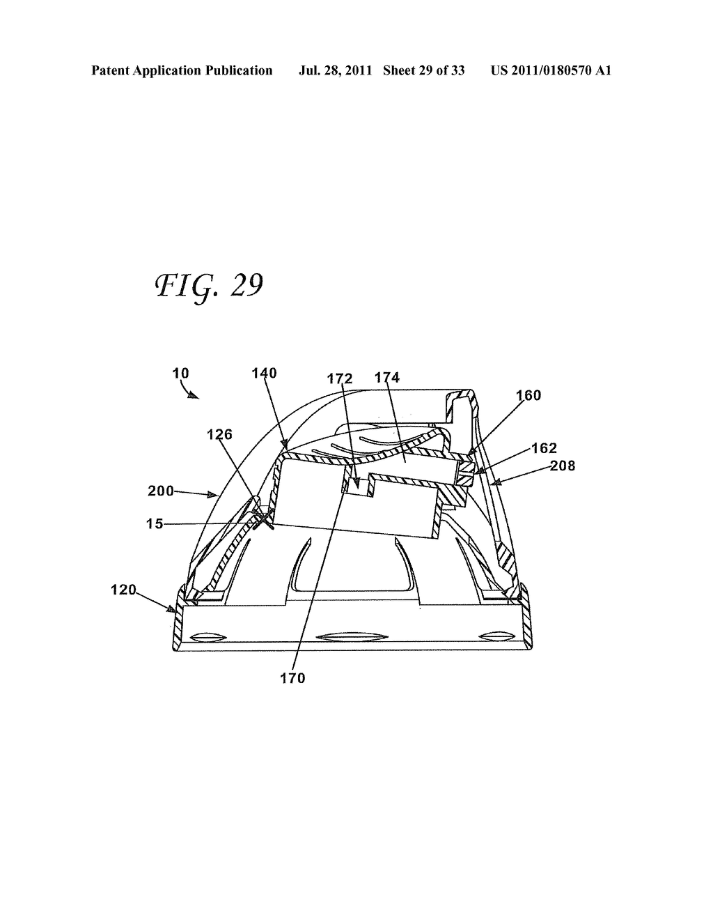 ACTUATOR FOR SPRAY CONTAINER AND METHOD REGARDING SAME - diagram, schematic, and image 30