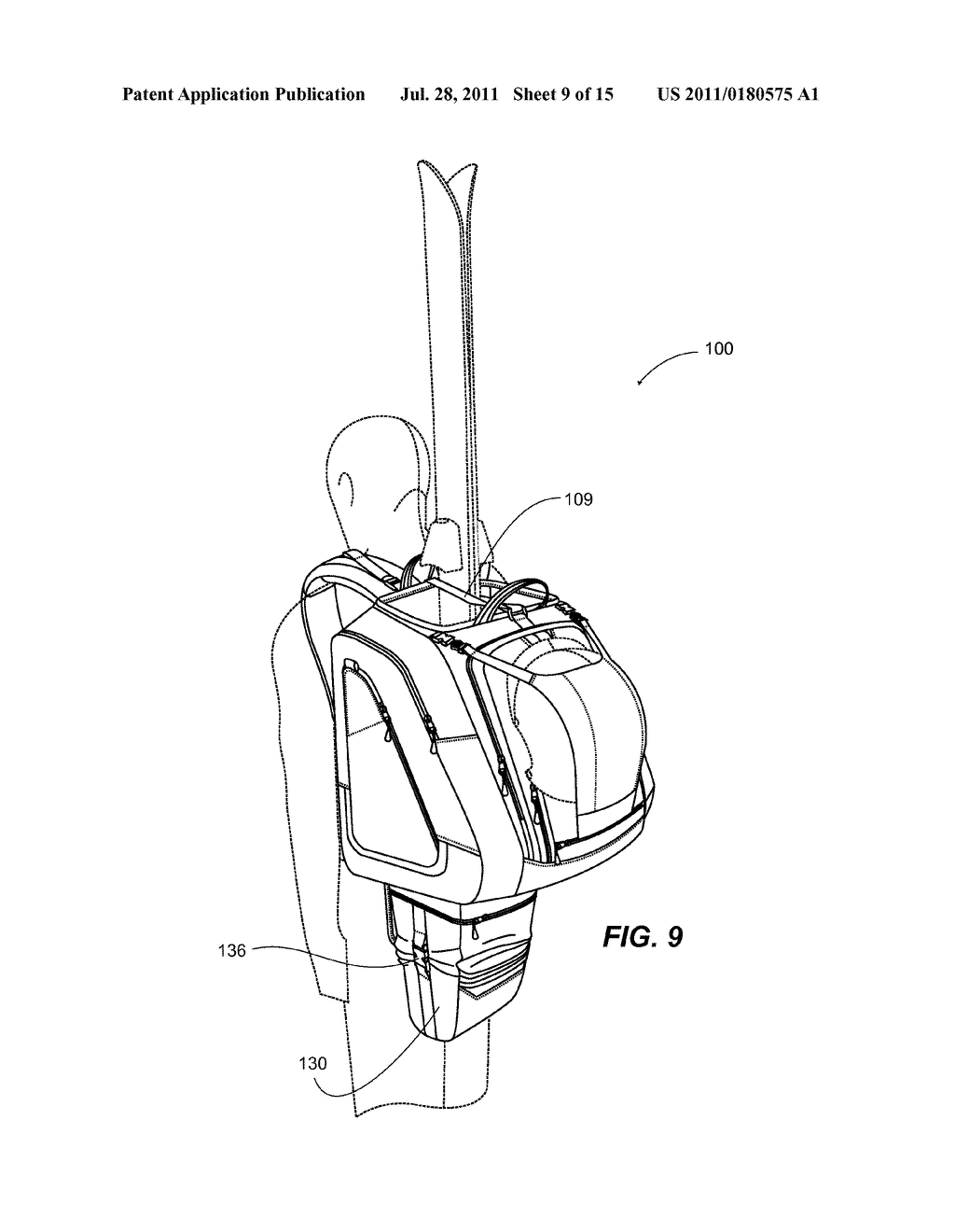 SNOW SPORT BAG - diagram, schematic, and image 10