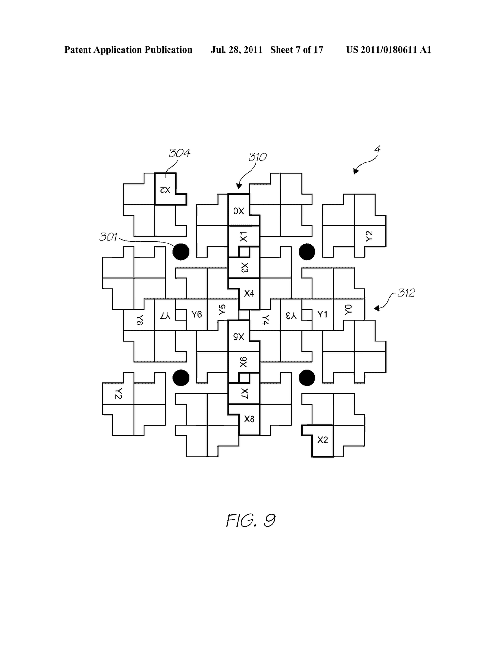 CODING PATTERN COMPRISING MULTI-PPM DATA SYMBOLS IN A FORMAT IDENTIFIED BY     REGISTRATION SYMBOLS - diagram, schematic, and image 08