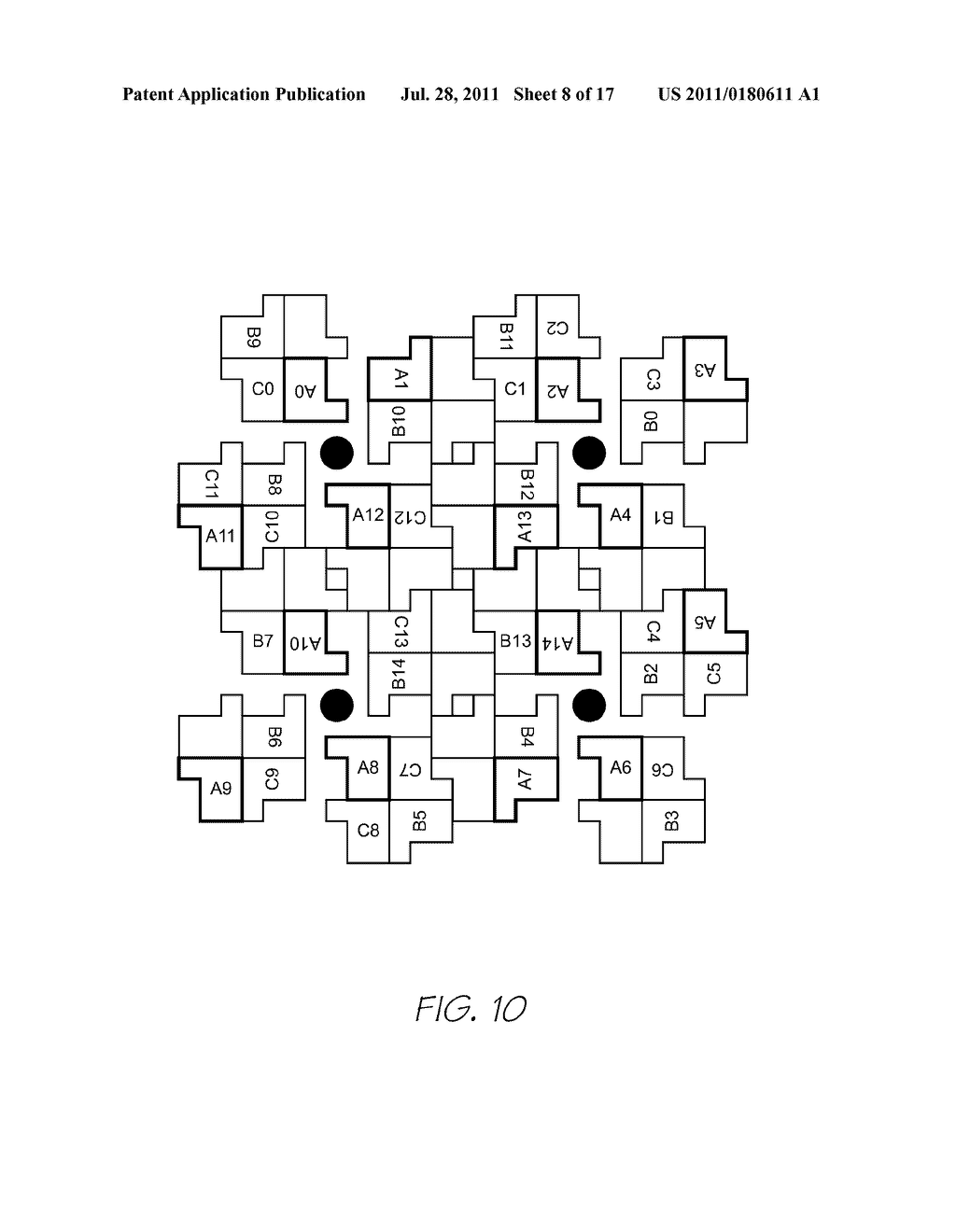 CODING PATTERN COMPRISING MULTI-PPM DATA SYMBOLS IN A FORMAT IDENTIFIED BY     REGISTRATION SYMBOLS - diagram, schematic, and image 09