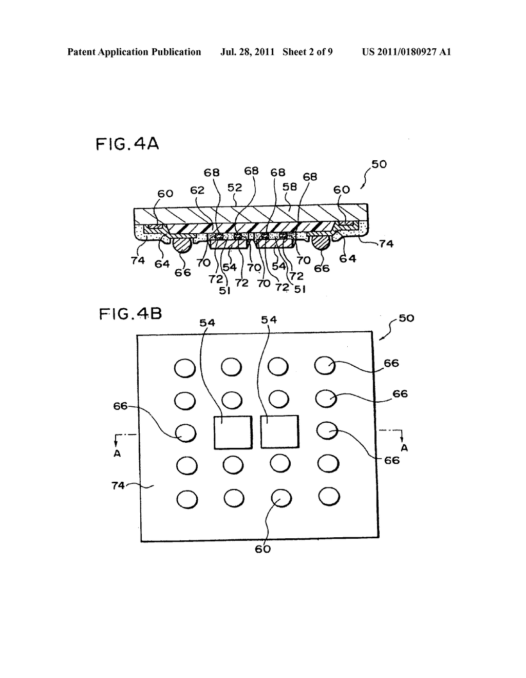 ELECTRONIC COMPONENT AND SEMICONDUCTOR DEVICE, METHOD OF FABRICATING THE     SAME, CIRCUIT BOARD MOUNTED WITH THE SAME, AND ELECTRONIC APPLIANCE     COMPRISING THE CIRCUIT BOARD - diagram, schematic, and image 03