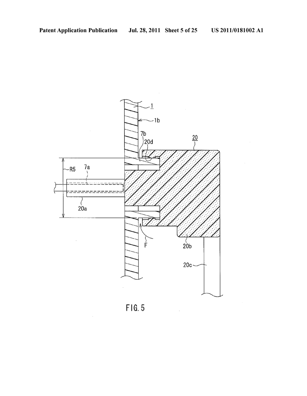 WATERPROOFING MEMBER FOR TERMINAL PROVIDED FOR ELECTRONIC DEVICE - diagram, schematic, and image 06