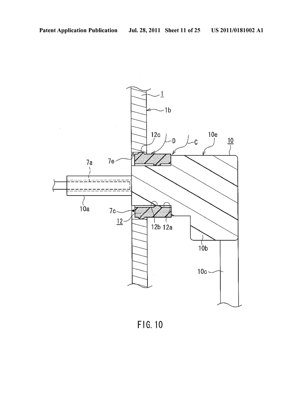 WATERPROOFING MEMBER FOR TERMINAL PROVIDED FOR ELECTRONIC DEVICE - diagram, schematic, and image 12