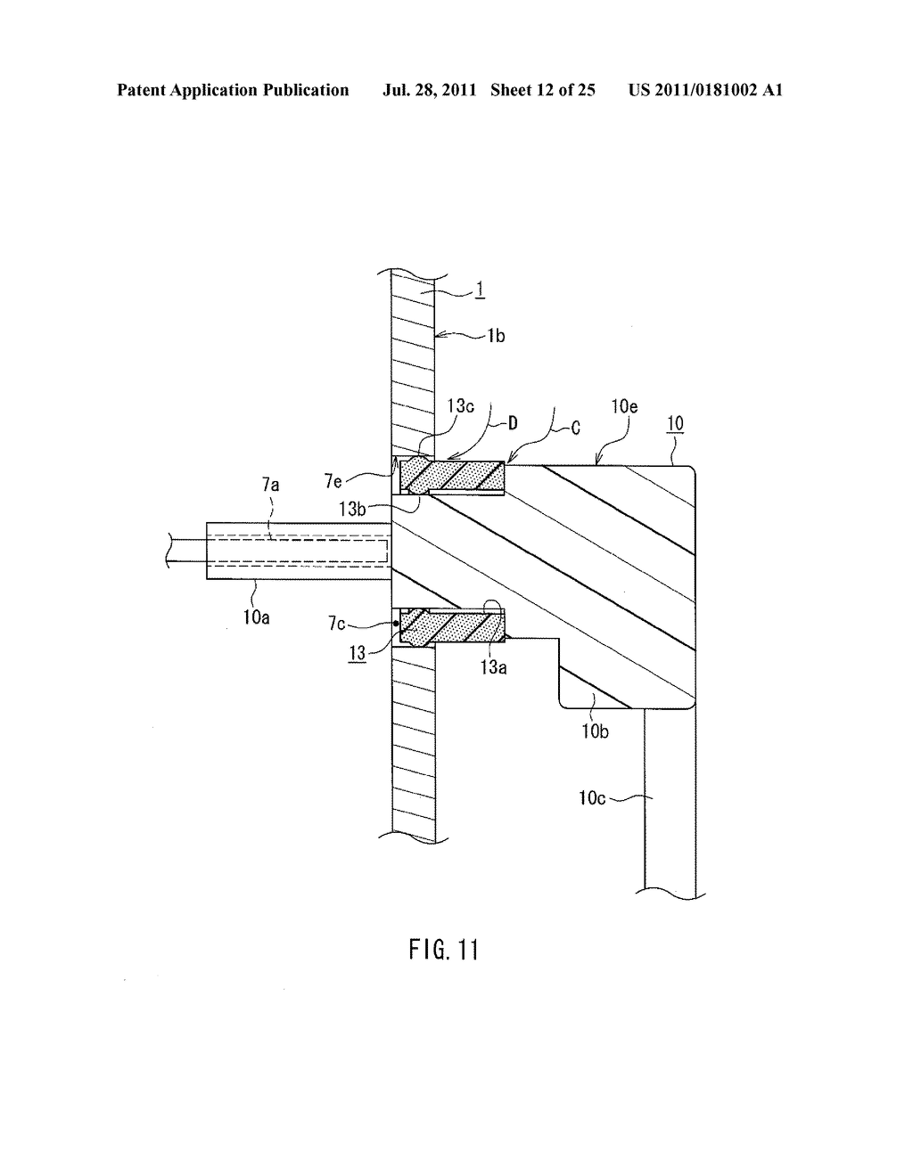 WATERPROOFING MEMBER FOR TERMINAL PROVIDED FOR ELECTRONIC DEVICE - diagram, schematic, and image 13