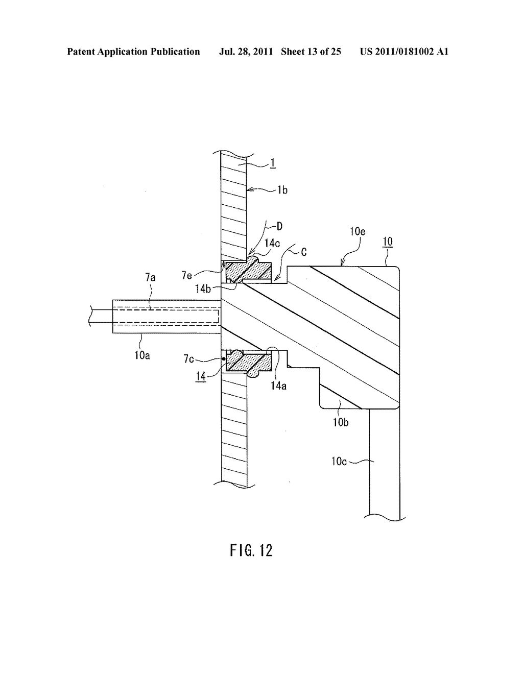 WATERPROOFING MEMBER FOR TERMINAL PROVIDED FOR ELECTRONIC DEVICE - diagram, schematic, and image 14