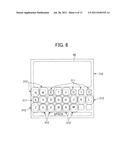 PORTABLE ELECTRONIC DEVICE AND METHOD OF CONTROLLING DEVICE diagram and image