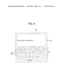 PORTABLE ELECTRONIC DEVICE AND METHOD OF CONTROLLING DEVICE diagram and image