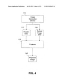 METHOD AND APPARATUS FOR WIRELESS IMAGE TRANSMISSION TO A PROJECTOR diagram and image