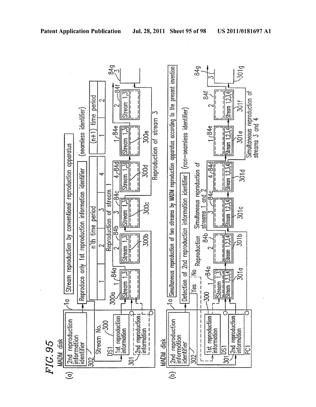 OPTICAL DISK FOR HIGH RESOLUTION AND THREE-DIMENSIONAL VIDEO RECORDING,     OPTICAL DISK REPRODUCTION APPARATUS AND OPTICAL DISK RECORDING APPARATUS - diagram, schematic, and image 96