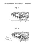 Operating section structure, image processing apparatus, and information     processing apparatus diagram and image