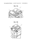 Operating section structure, image processing apparatus, and information     processing apparatus diagram and image