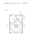 DISK DRIVE DEVICE PROVIDED WITH LUBRICANT-FILLED FLUID DYNAMIC BEARING diagram and image