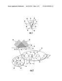 MATERIAL WITH A REPETITIVE PATTERN OF MICRO-FEATURES FOR APPLICATION IN A     LIVING ORGANISM AND METHOD OF FABRICATION diagram and image