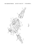 ELECTRIC POWER CONNECTOR AND POWER CABLE RETAINER ARRANGEMENT diagram and image