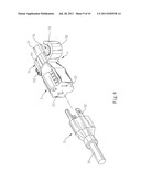 ELECTRIC POWER CONNECTOR AND POWER CABLE RETAINER ARRANGEMENT diagram and image