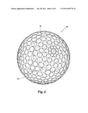 GOLF BALL DIMPLE PATTERNS WITH MULTIPLE PHYLLOTACTIC ELEMENTS diagram and image