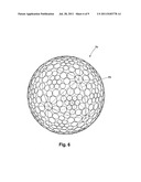 GOLF BALL DIMPLE PATTERNS WITH MULTIPLE PHYLLOTACTIC ELEMENTS diagram and image