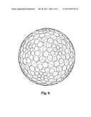 GOLF BALL DIMPLE PATTERNS WITH MULTIPLE PHYLLOTACTIC ELEMENTS diagram and image