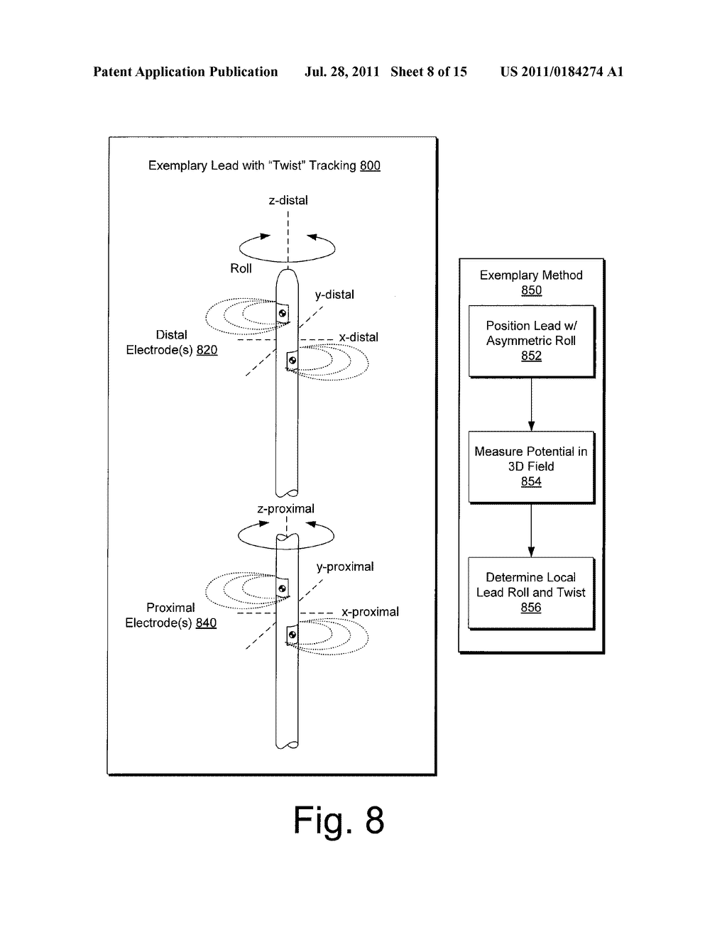 ELECTRODE CONFIGURATIONS FOR LEADS OR CATHETERS TO ENHANCE LOCALIZATION     USING A LOCALIZATION SYSTEM - diagram, schematic, and image 09