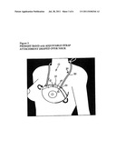 STRETCHABLE BAND AND ADJUSTABLE STRAP ATTACHMENT FOR BREASTFEEDING diagram and image