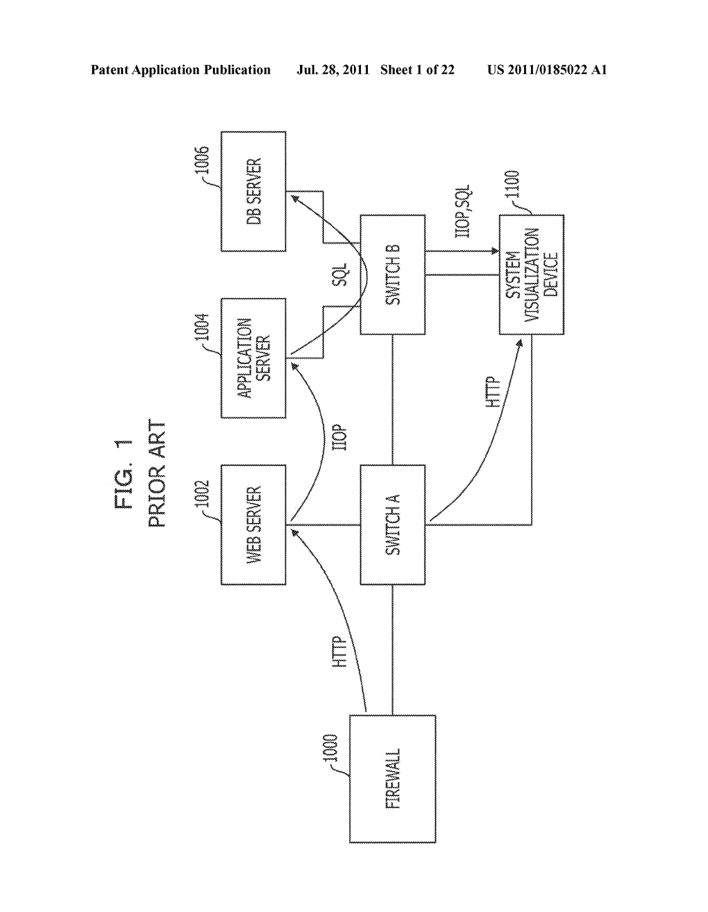 COMPUTER-READABLE MEDIUM STORING SYSTEM VISUALIZATION PROCESSING PROGRAM,     METHOD AND DEVICE - diagram, schematic, and image 02