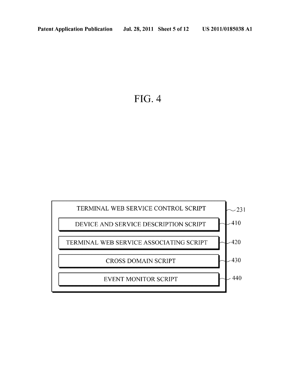 APPARATUS AND METHOD FOR PROVIDING A TERMINAL WEB SERVICE - diagram, schematic, and image 06