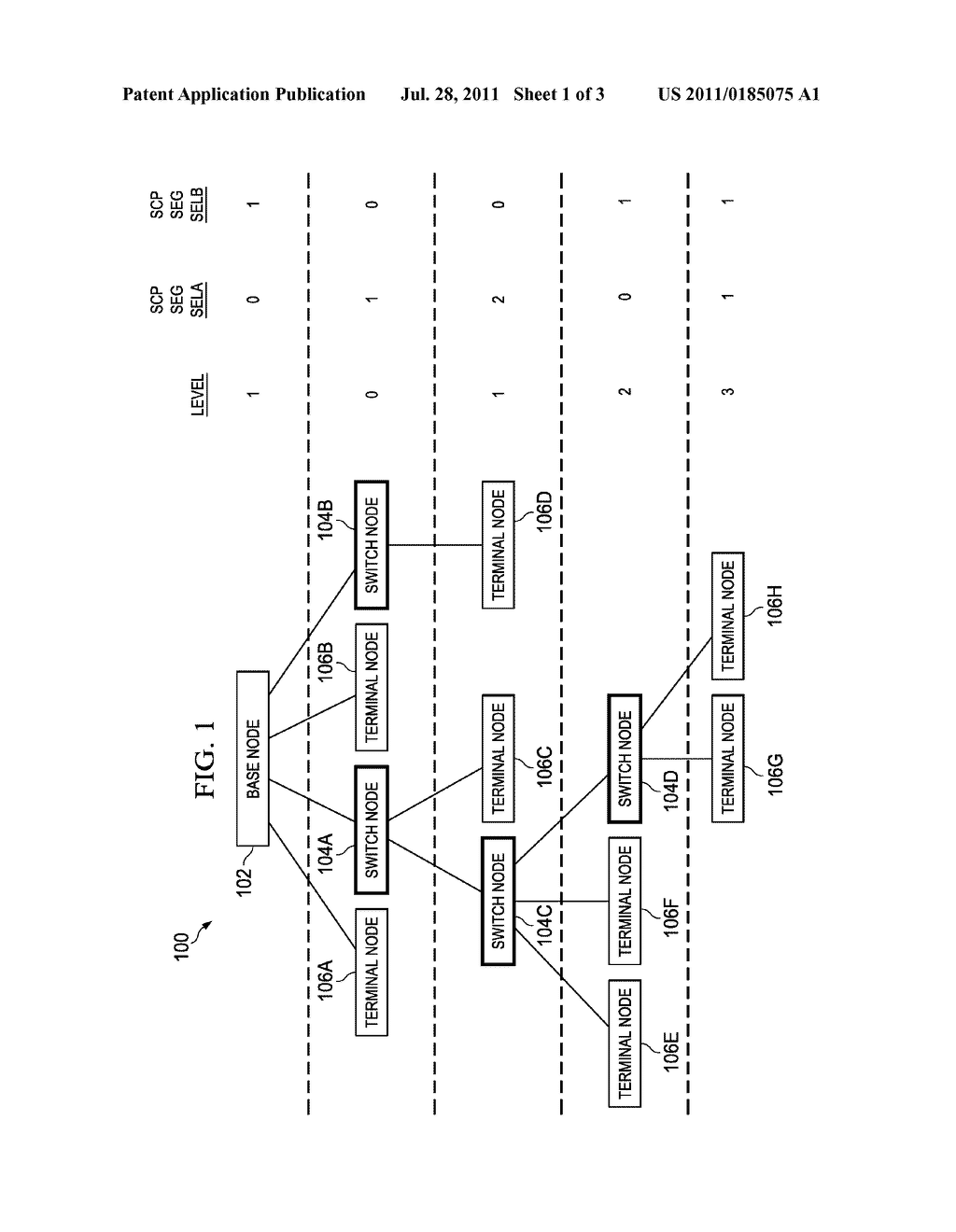 SYSTEM AND METHOD FOR PREVENTING COLLISIONS IN A HIERARCHICAL NETWORK - diagram, schematic, and image 02