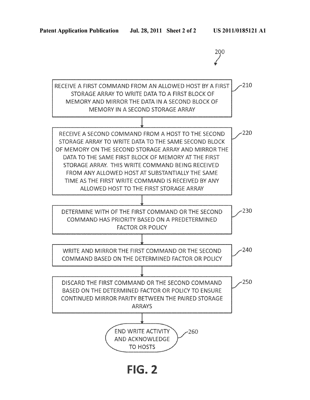 MIRRORING MULTIPLE WRITEABLE STORAGE ARRAYS - diagram, schematic, and image 03