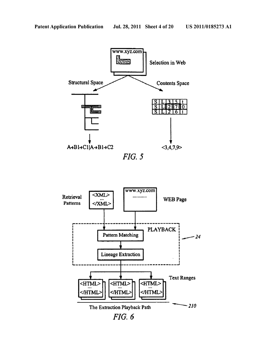 System and method for extracting content elements from multiple Internet     sources - diagram, schematic, and image 05