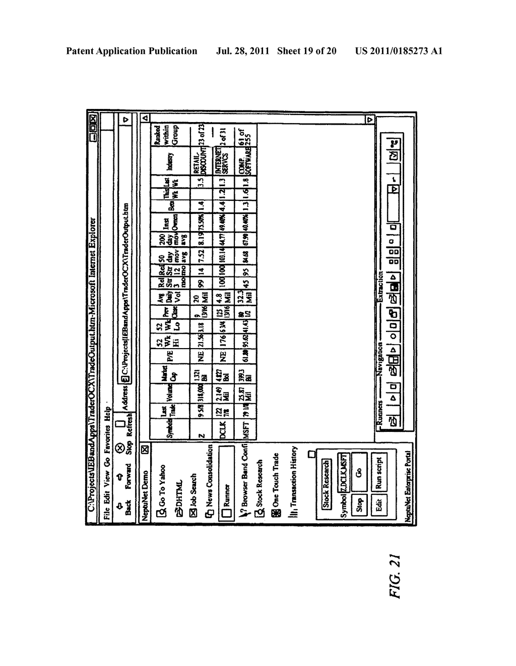 System and method for extracting content elements from multiple Internet     sources - diagram, schematic, and image 20