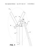 METHODS AND APPARATUS FOR REPLACING OBJECTS ON HORIZONTAL SHAFTS IN     ELEVATED LOCATIONS diagram and image