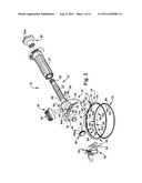 LARGE DIAMETER NOTCHED BLADE AND BLADE HOUSING FOR POWER OPERATED ROTARY     KNIFE diagram and image