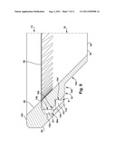 LARGE DIAMETER NOTCHED BLADE AND BLADE HOUSING FOR POWER OPERATED ROTARY     KNIFE diagram and image