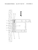 Window frame, method for fitting a window, foam sealing strip, method for     sealing a window frame and container with foam sealing strip diagram and image