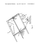 One-Axis Solar Tracker System and Apparatus with Wind Lock Devices diagram and image