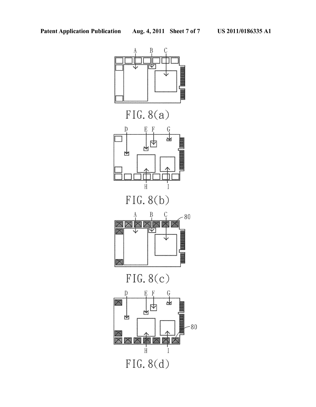 CIRCUIT BOARD WITH HEAT DISSIPATING STRUCTURE AND MANUFACTURING METHOD     THEREOF - diagram, schematic, and image 08