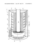 MUFFLER WITH INTEGRATED CATALYTIC CONVERTER AND POLYMERIC MUFFLER BODY diagram and image