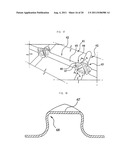 REINFORCING MEMBER FOR CORRUGATED MEMBRANE OF LNG CARGO TANK, MEMBRANE     ASSEMBLY HAVING THE REINFORCING MEMBER AND METHOD FOR CONSTRUCTING THE     SAME diagram and image